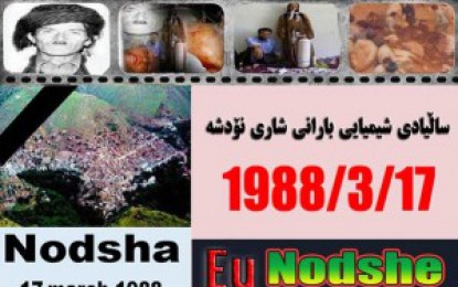 نۆدشە، پەیامی ئاشتی و یەکیەتی ئاراستەی شاری سەردەشت دەکات.